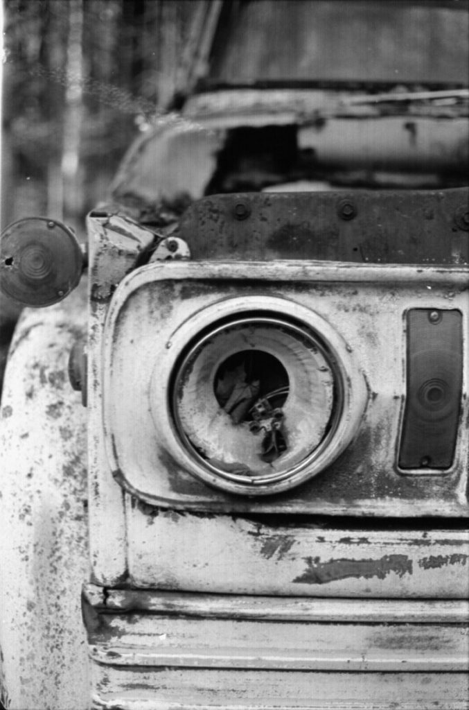 Black and white pinhole image by Sandy Mclennan
