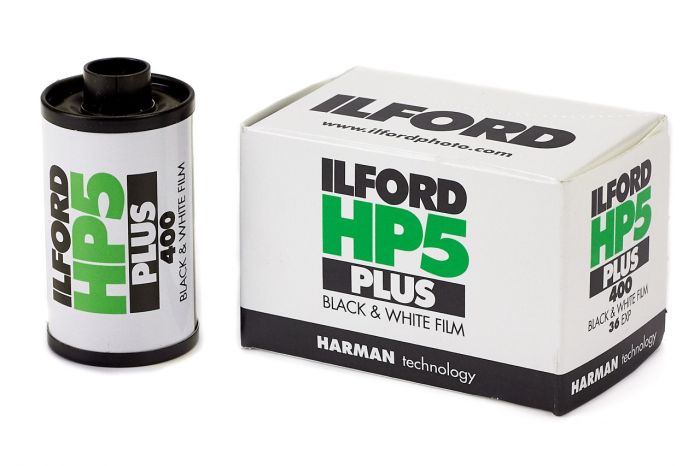 Ilford HP5 Plus 35mm 24 Exp B+W Film Pack of 3