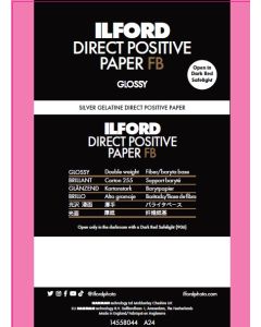 Product label for ILFORD Direct Positive FB paper
