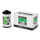 ILFORD HP5 Plus black and white film cassette and carton