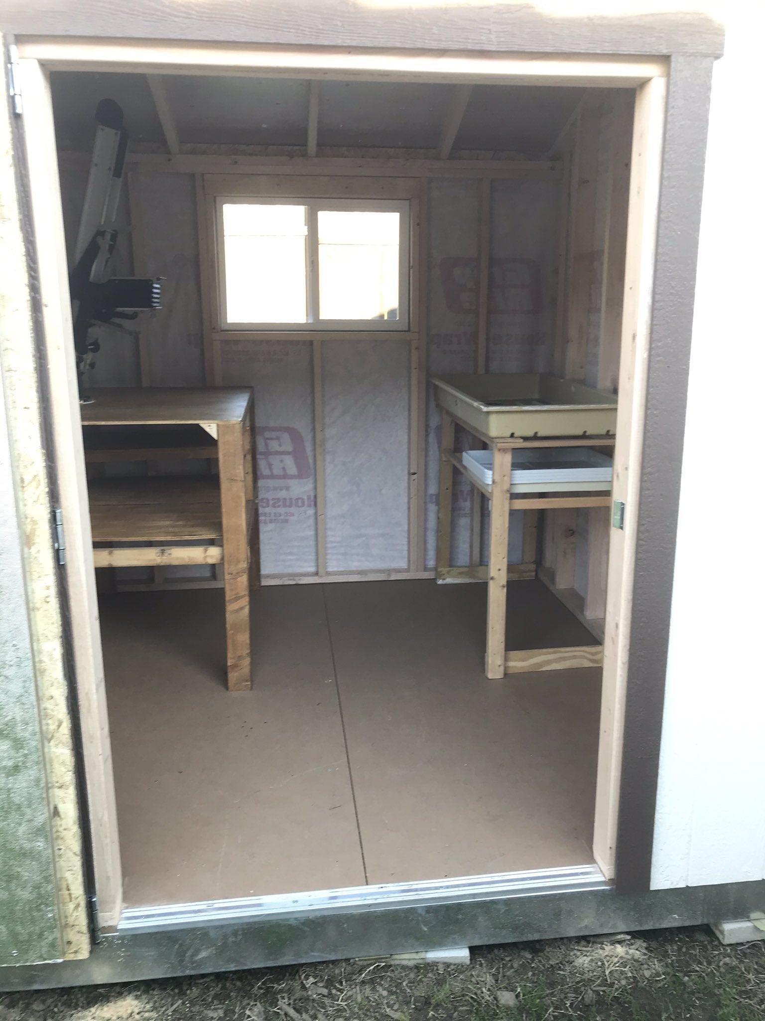 Tuff Shed Darkroom Build out #2