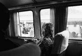 On the mini bus 