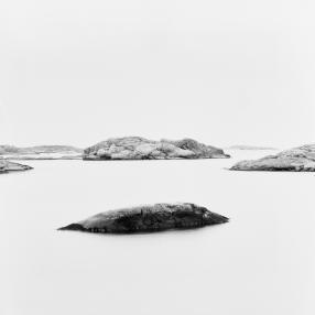 Rocks in sea of milk