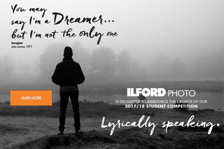 Banner linking to Ilford Photo student photo comp 2017/18