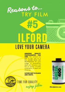 Reasons to try film #5 DELTA 400