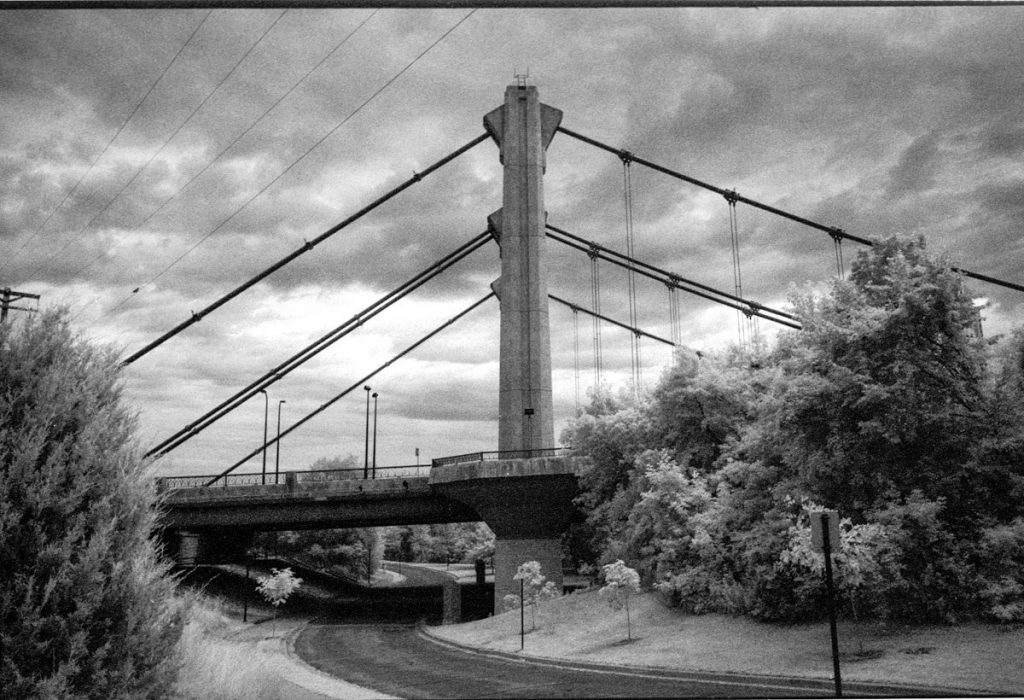 @Adiw1202 Hennepin Ave Bridge (Infrared). #landscape #SummerFilmParty #Ilford SFX200 #believeinfilm @summerfilmparty