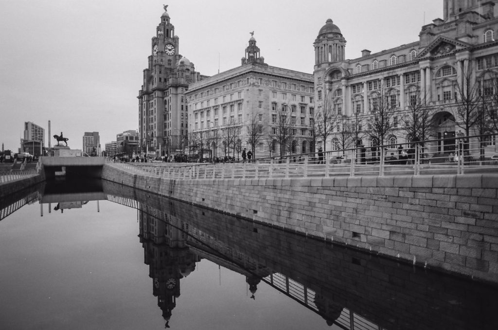 Black and white film photograph of Liverpool by @Stig_ofthedumpo shot on #ilfordfilm FP4+