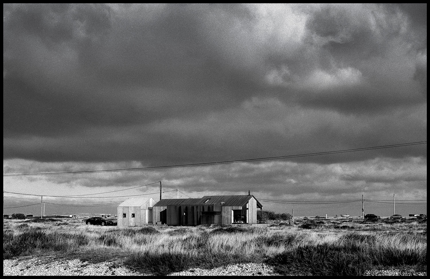 Black and white Landscape shot on ILFORD FP4+ film by Ady Kerry