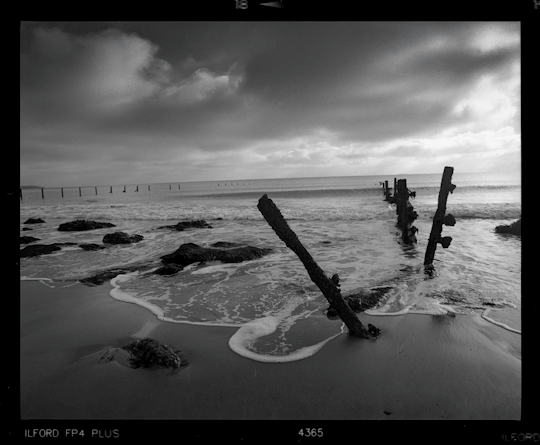 Black and white Landscape shot on ILFORD FP4+ film by Ady Kerry