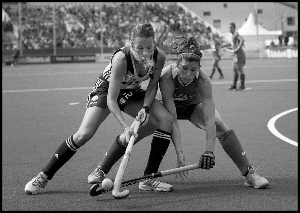 @AdyKerry One of the first pictures I took on my #Pentax67 with 135mm f4 at the Hockey World Cup 2014, using @ILFORDPhoto HP5. #believeinfilm