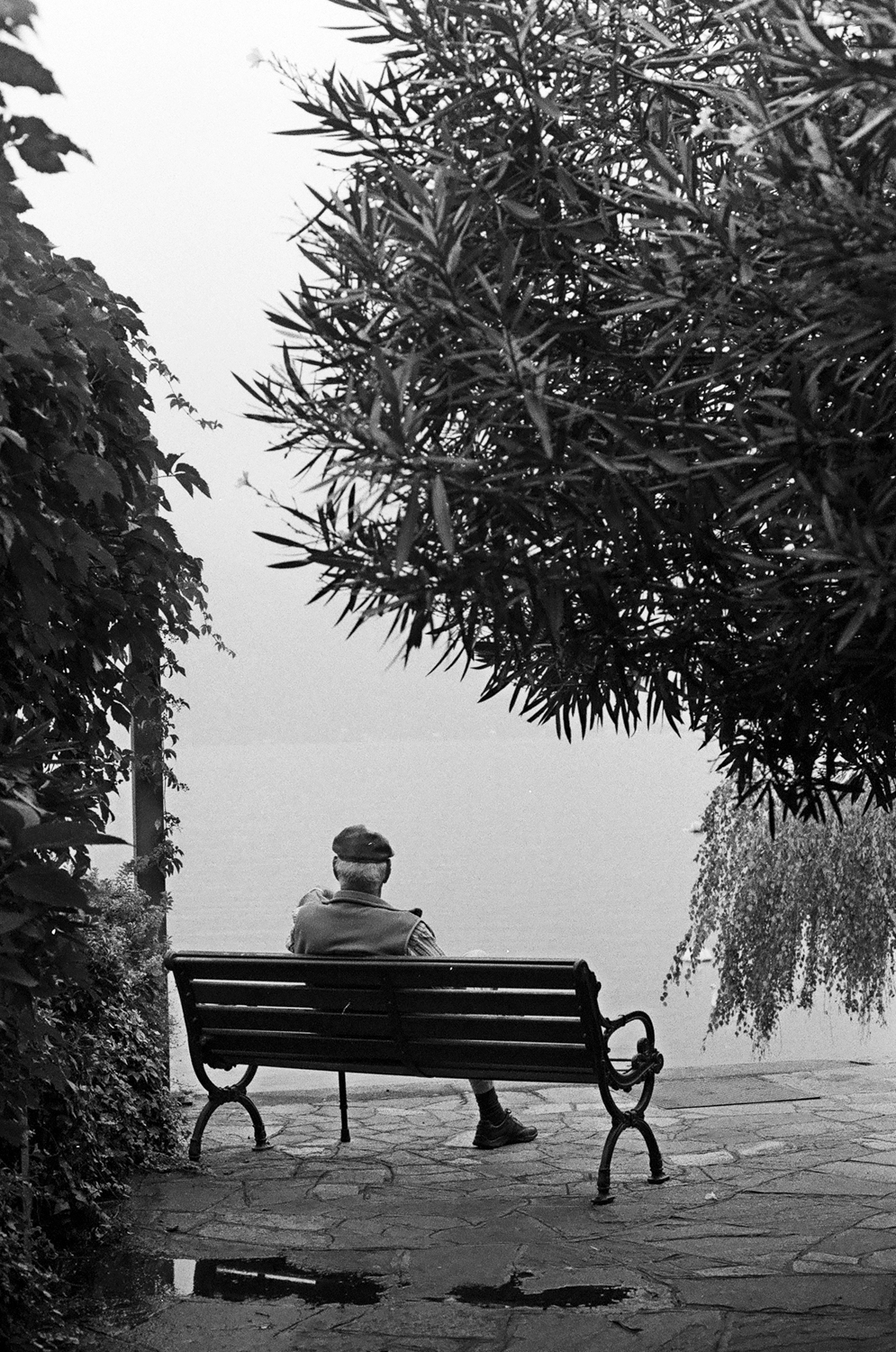 Como Italy - shot on black and white iILFORD Film by Meredith Schofield