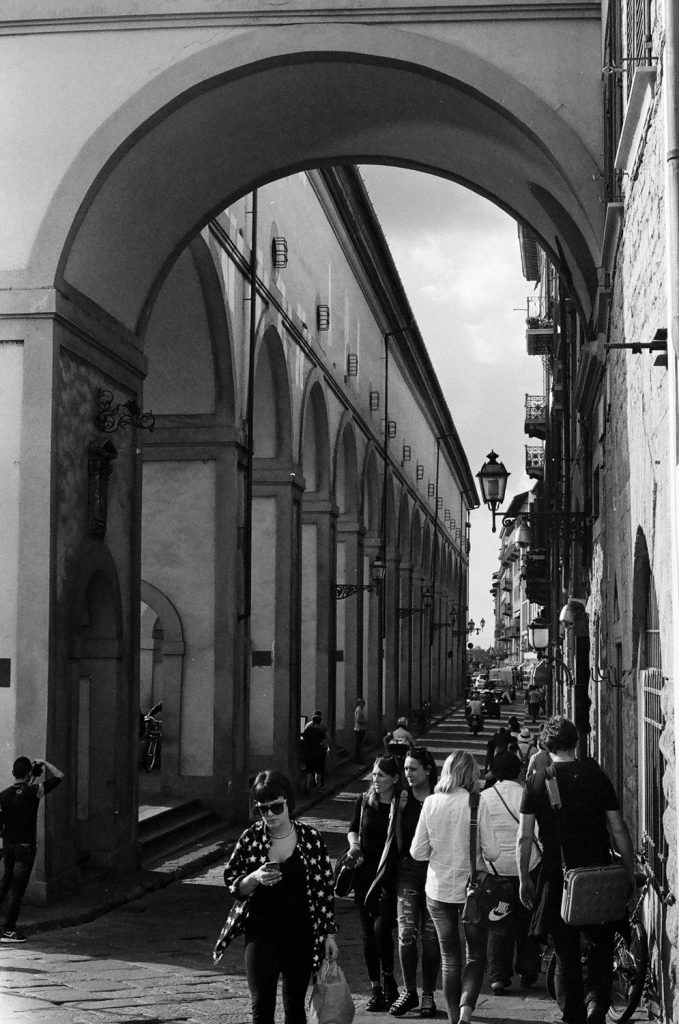 Florence Italy - shot on black and white iILFORD Film by Meredith Schofield