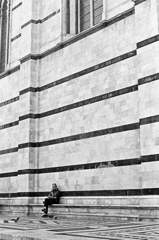Siena - shot on black and white iILFORD Film by Meredith Schofield