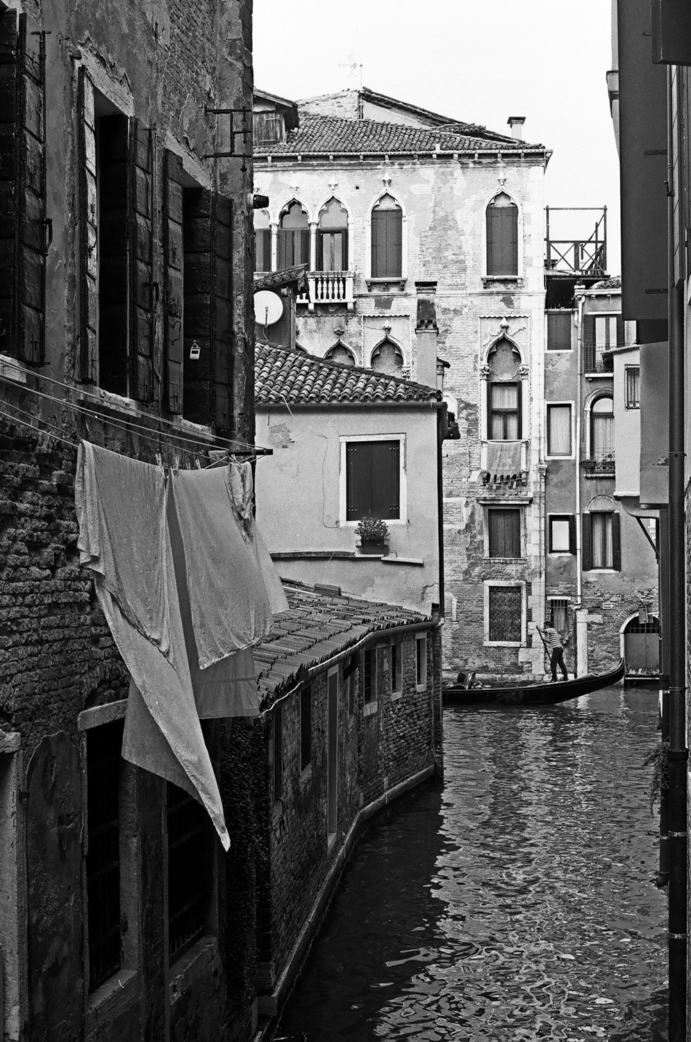 Venice - shot on black and white iILFORD Film by Meredith Schofield