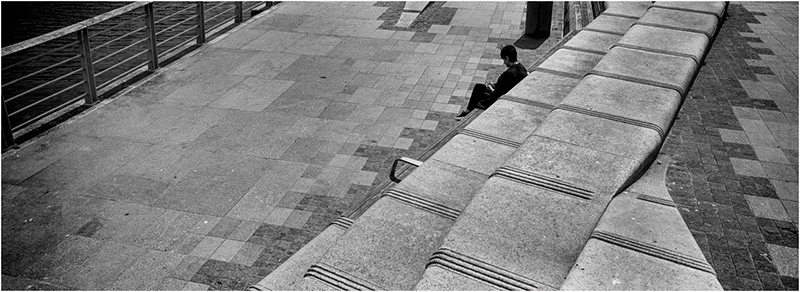 Black and white film photograph by Martin Berry shot on Hassleblad Xpan using ILFORD film