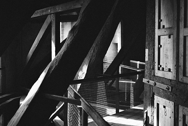 moodymcmoodersnInside the Octagon Tower of Ely Cathedral Canon AE1 Canon FD 50mm Prime Lens @ilfordphoto XP2 #Ely #catherdral #cambridgeshire #shadows #light #contrast #CanonAE1 #ilfordxp2 #35mmfilm #filmsnotdead #abstract #blackandwhitephotography #bnw #blackandwhite #monochrome #architecture #building #wood