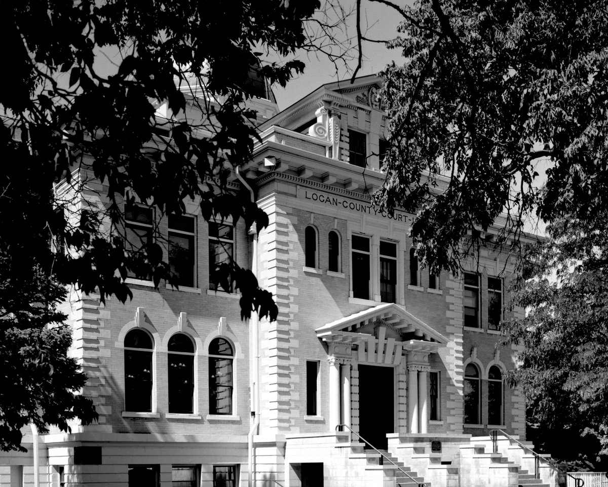 @scottsphoto1218 #happy #fridayfavourites #ilfordphoto Logan County Courthouse, Sterling Co. FP4 4x5 