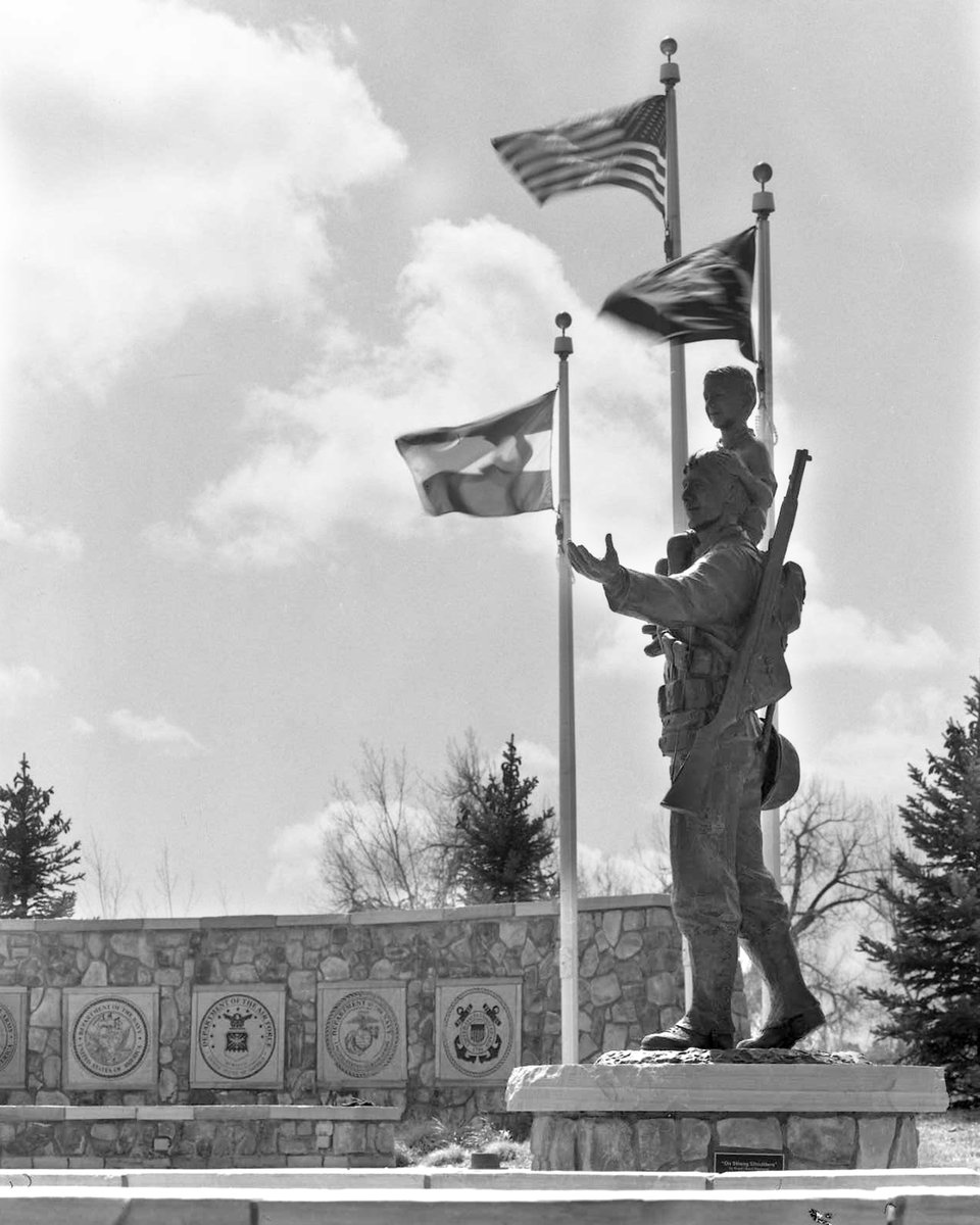 @scottsphoto1218 #fridayfavourites #peace @ILFORDPhoto Veterans Park, Fort Collins, Co FP4; @Intrepidcamera 4x5. 150mm Fujinon lens