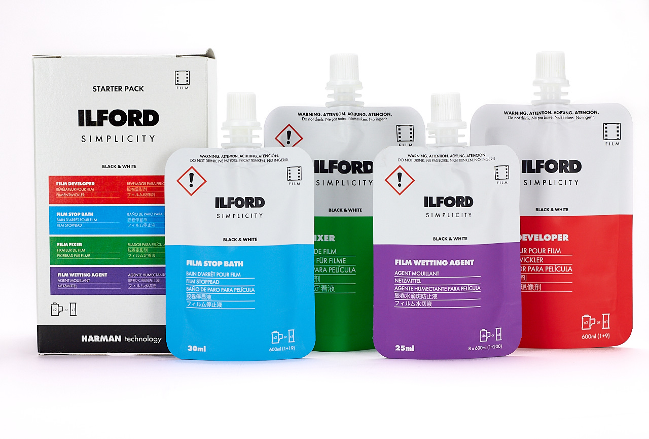 ILFORD SIMPLICITY FILM PROCESSING SACHETS