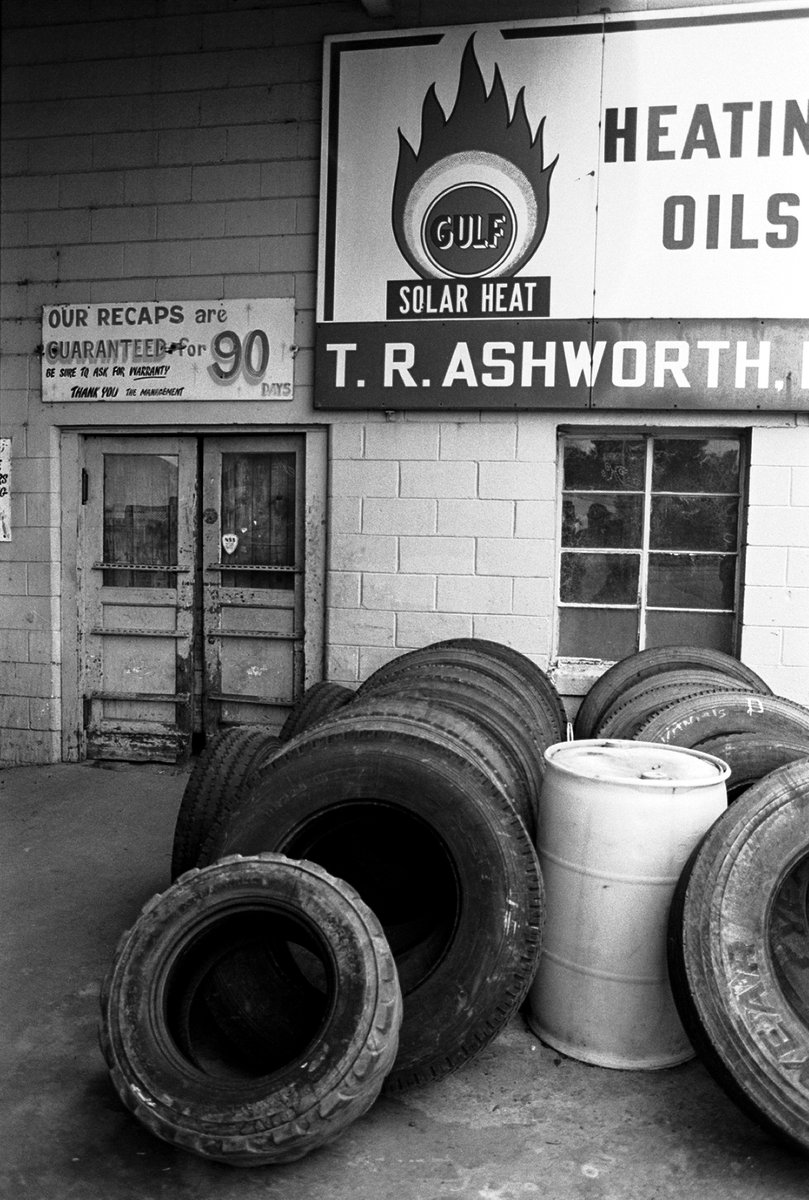  @tmway84 Jan 24 Hootlet More Tires & Oil #FP4party Day 4 Camera: Nikon F5 & 28mm Film: #ilfordphoto #35mm FP4 125iso & #Kodak D76 1+1(10min) #believeinfilm #photography #filmphotography #fridayfavourites #shotthisyear