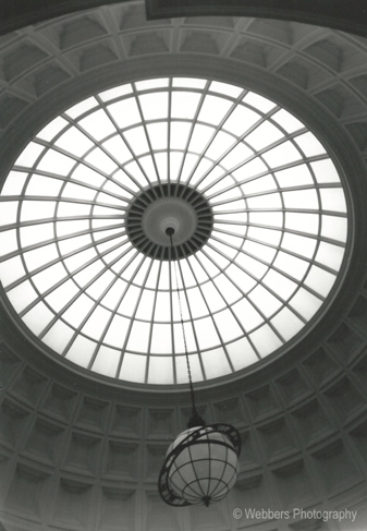 “Spheres” – I created this photograph inside the main dome building of the New York Botanical Gardens