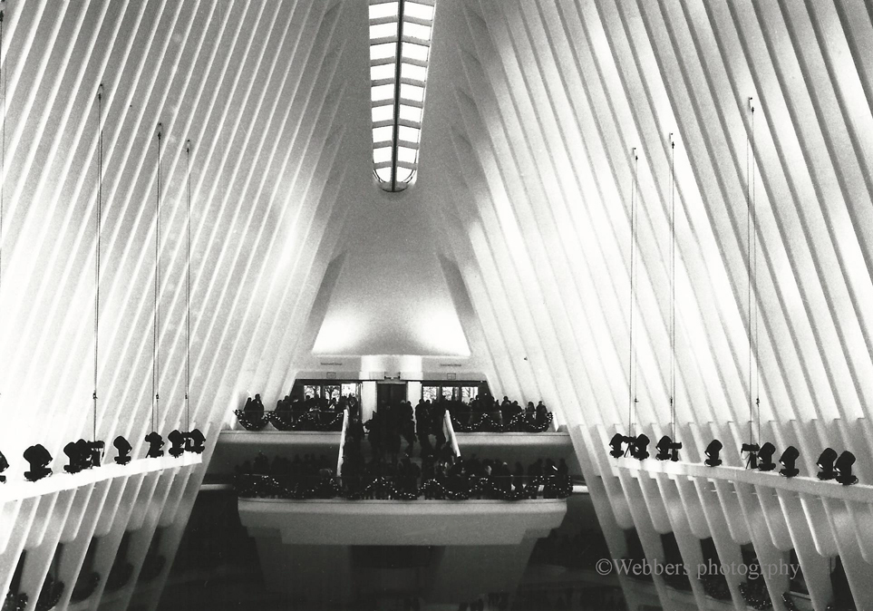 “Wings” – interior of the new complex at the Freedom Center in New York City