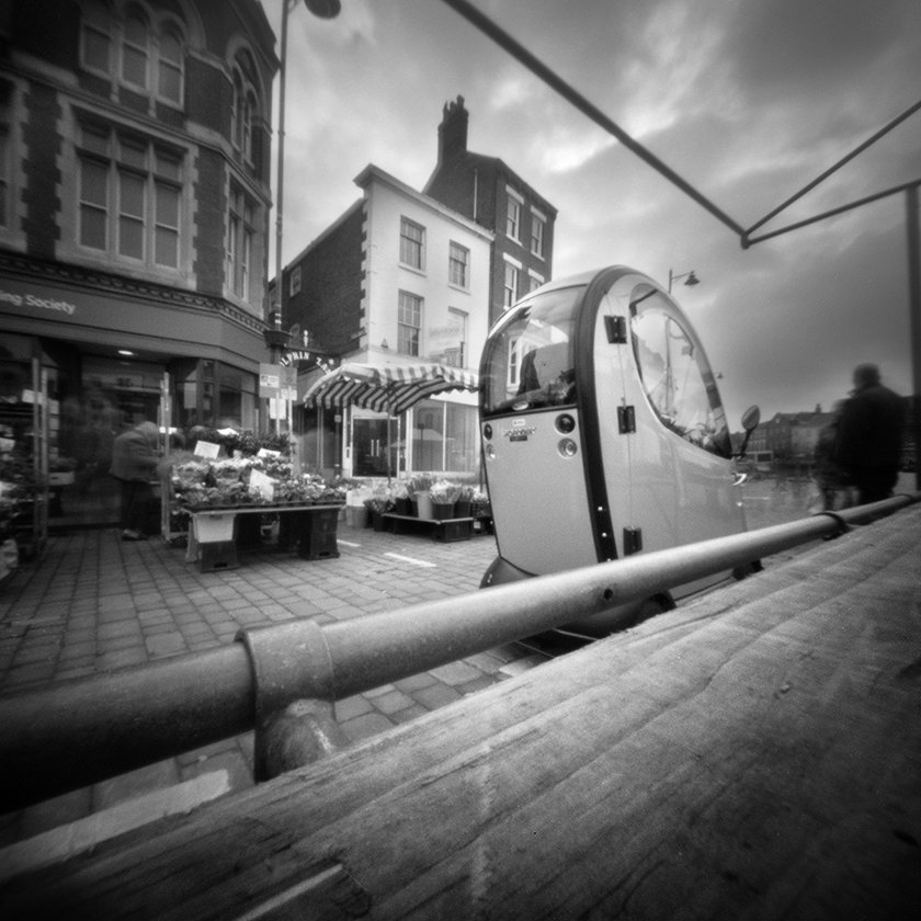 @JohnScarbro1 23h23 hours ago Hootlet More Market Transport. @ONDUpinhole 6X6 @ILFORDPhoto Pan F #pinhole #pinholephotography #lensless #ilfordphoto #believeinfilm #fridayfavourites 