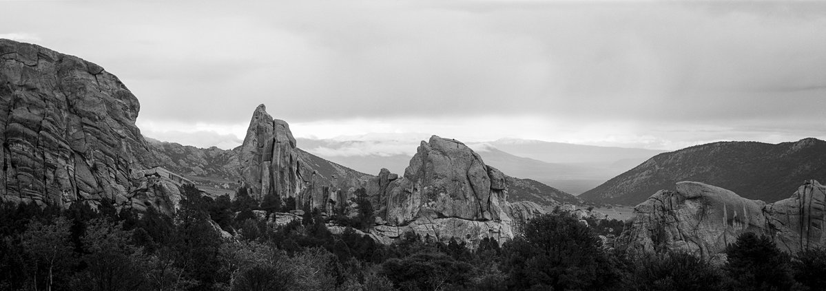 @JeremyCalow 20h20 hours ago Hootlet More Got lucky and got the first roll back from the Idaho trip with some accidentally pushed #ilfordfp4 which is just in time for #fridayfavourites it seems!! #plusfilms #ilfordphoto #believeinfilm City of Rocks - 2 Fuji GX617 / @ILFORDPhoto FP4+ exposed at 400 (accidentally)