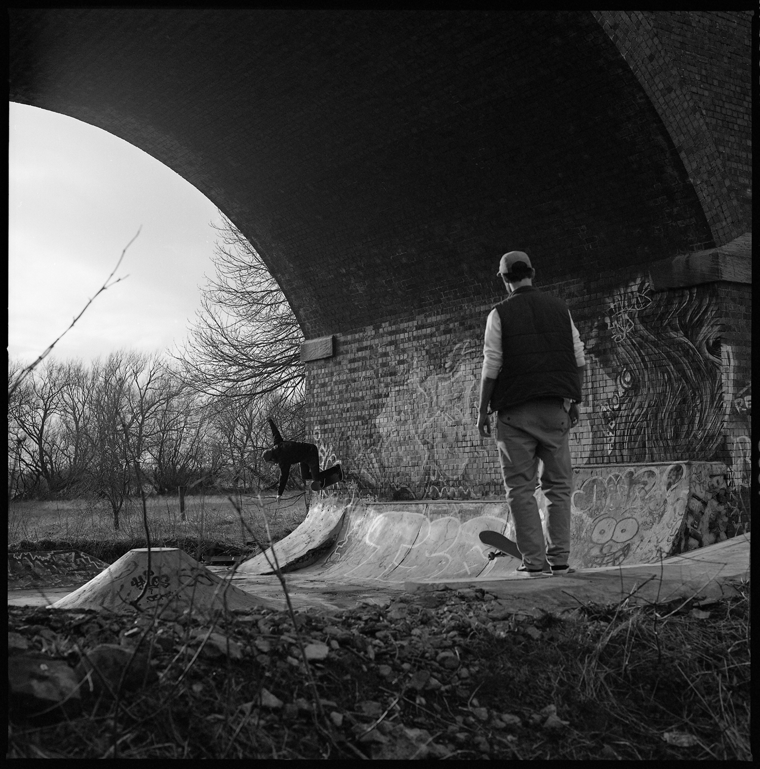 Skate Documentary Photography Shot on Black and White Film