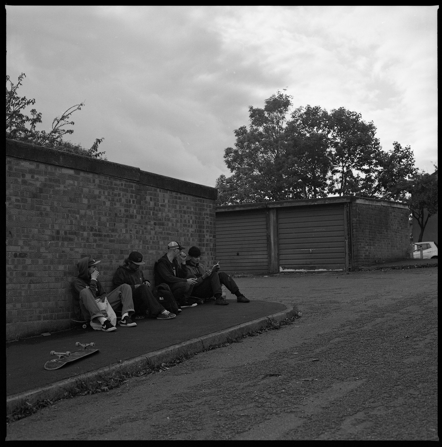 Skate Documentary Photography Shot on Black and White Film