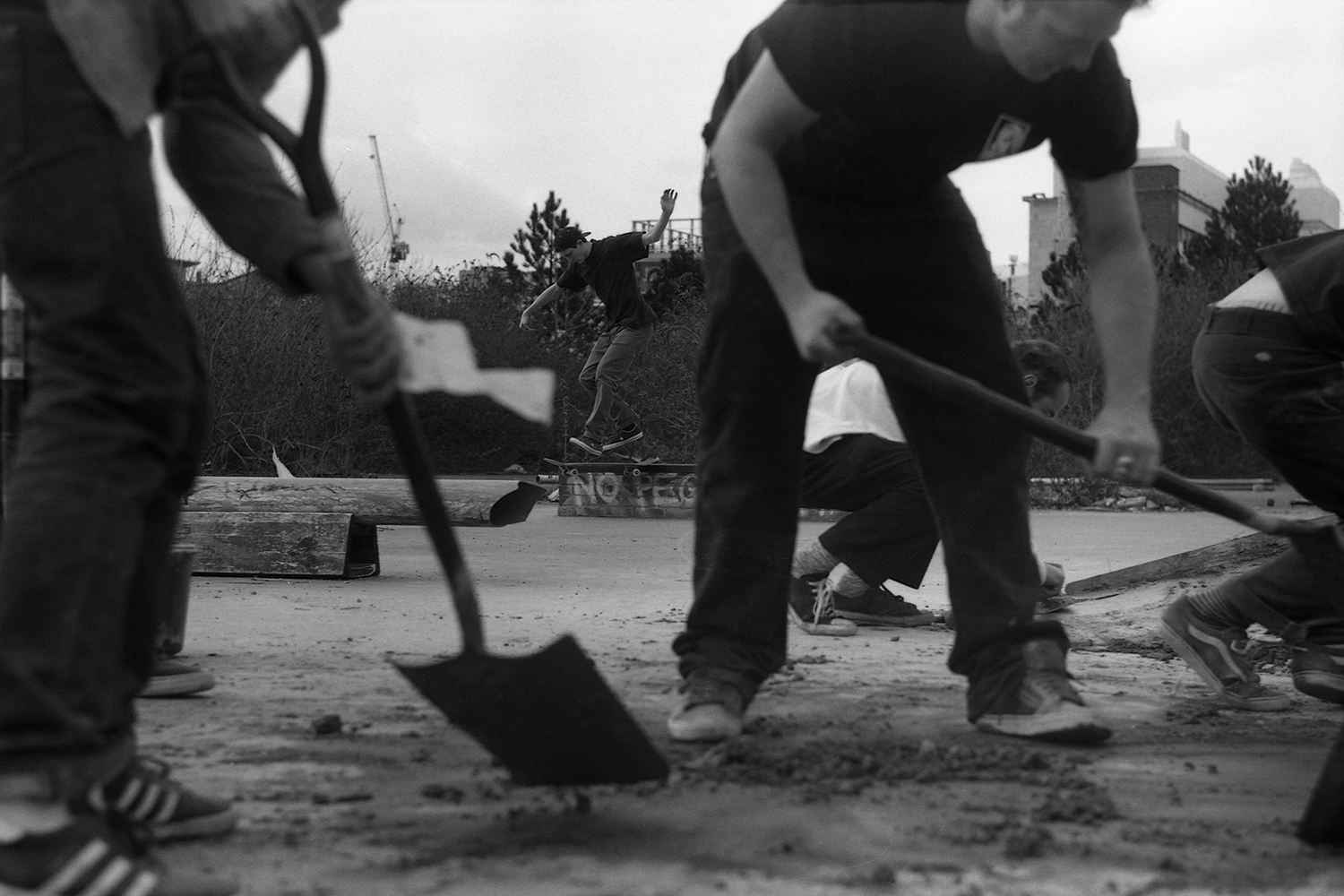 Skate Documentary Photography Shot on Black and White Film