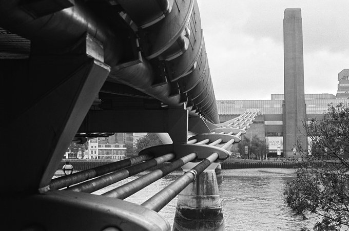 @Givemeabiscuit Tate Modern. London. Olympus OM1n. @ILFORDPhoto Ortho Plus. #ilfordfilm #fridayfavourites #ilfordortho #believeinfilm