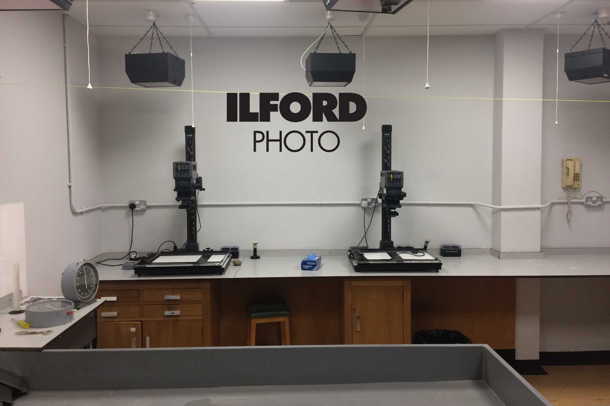 Ilford Photo darkroom