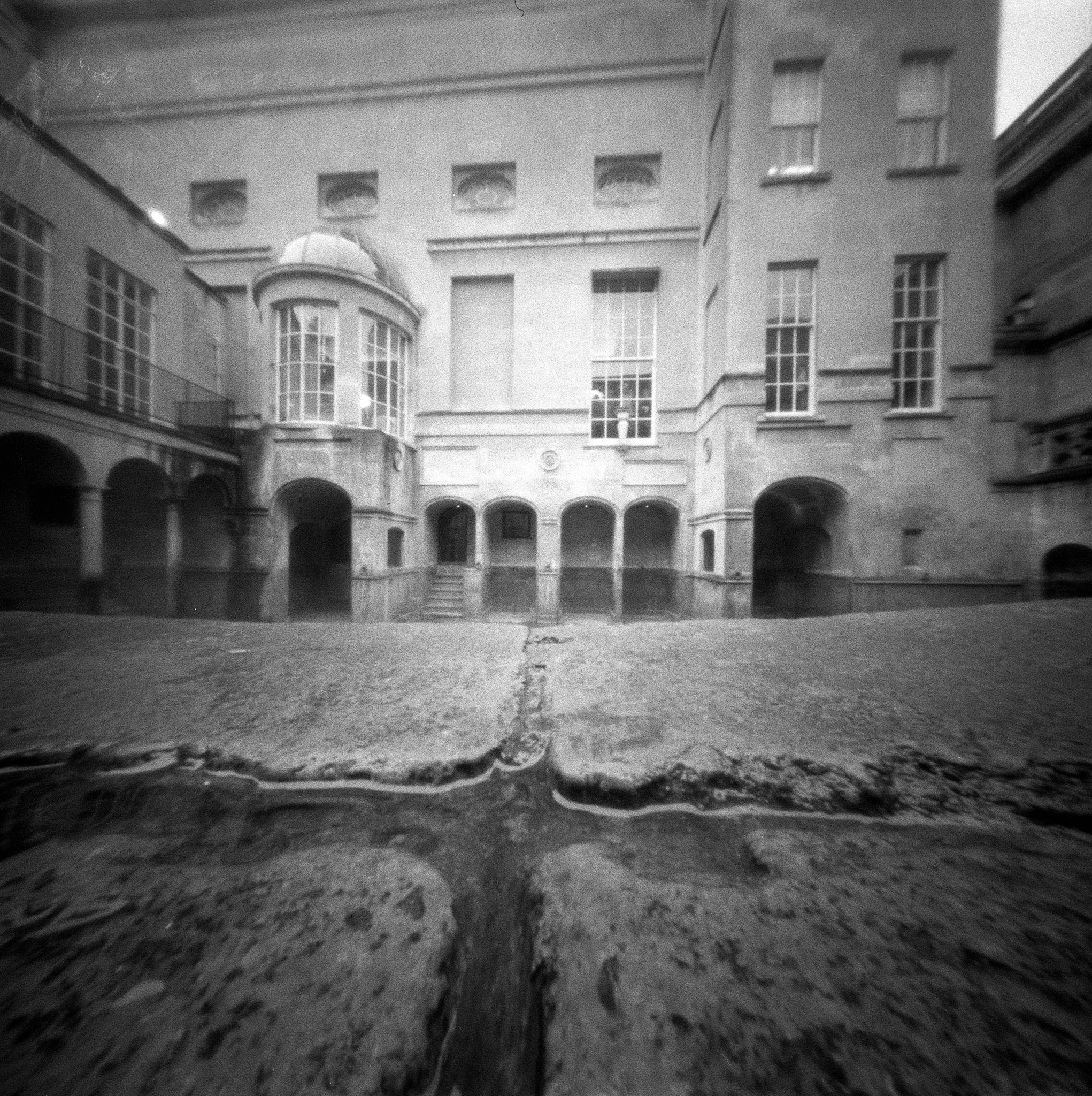 @mparry1234 · Apr 21 Roman Baths, Bath 1 on Delta 3200 in the @realitysosubtle 6x6f #wppd2020 #ilfordphoto #believeinfilm #fridayfavourites