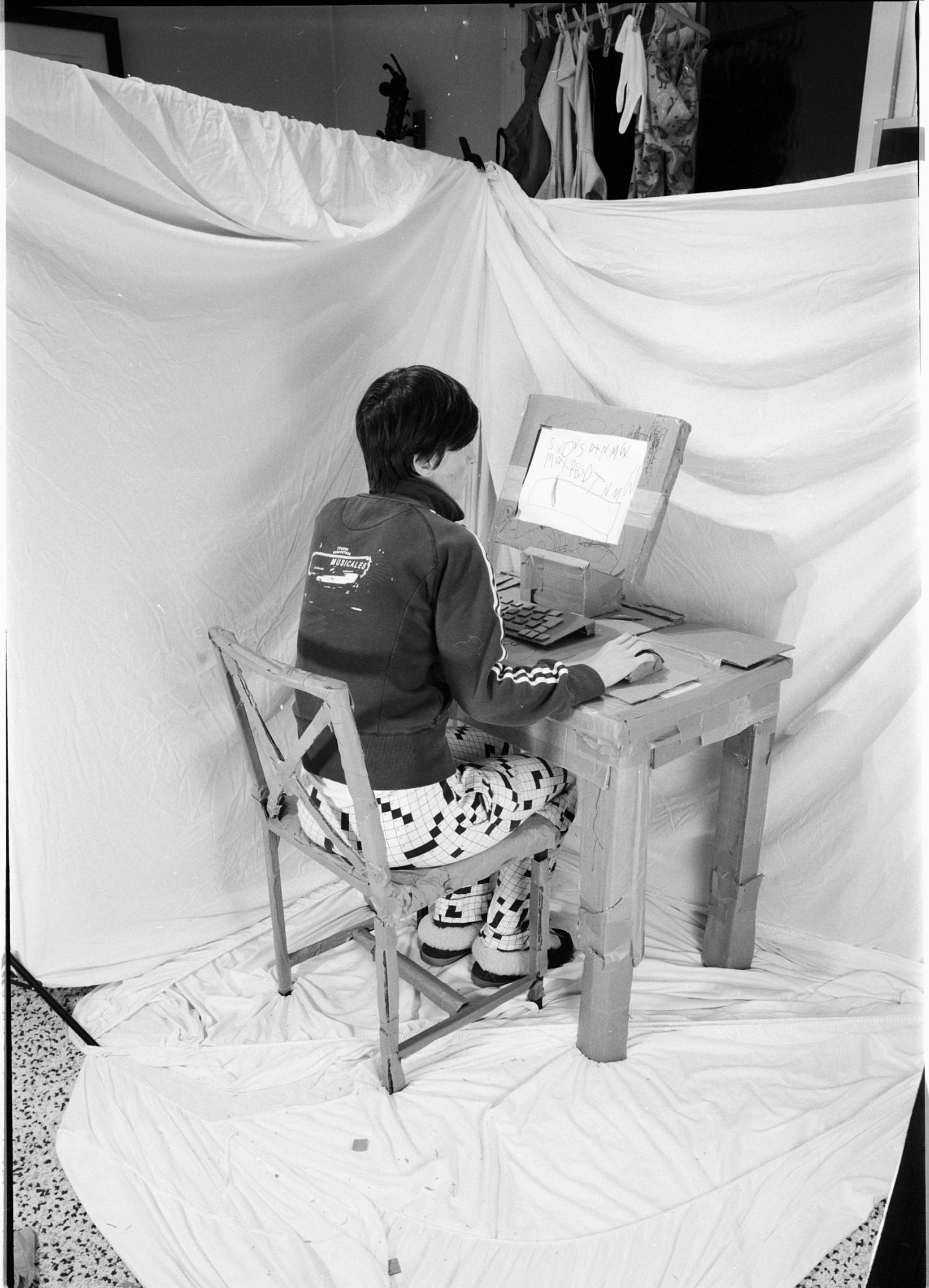 People HP5 ei 1600 2 second negative by David Allen shot on HP5 for darkroom composite