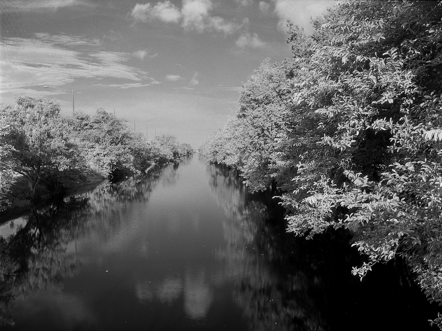 small hiatus bridge looking west