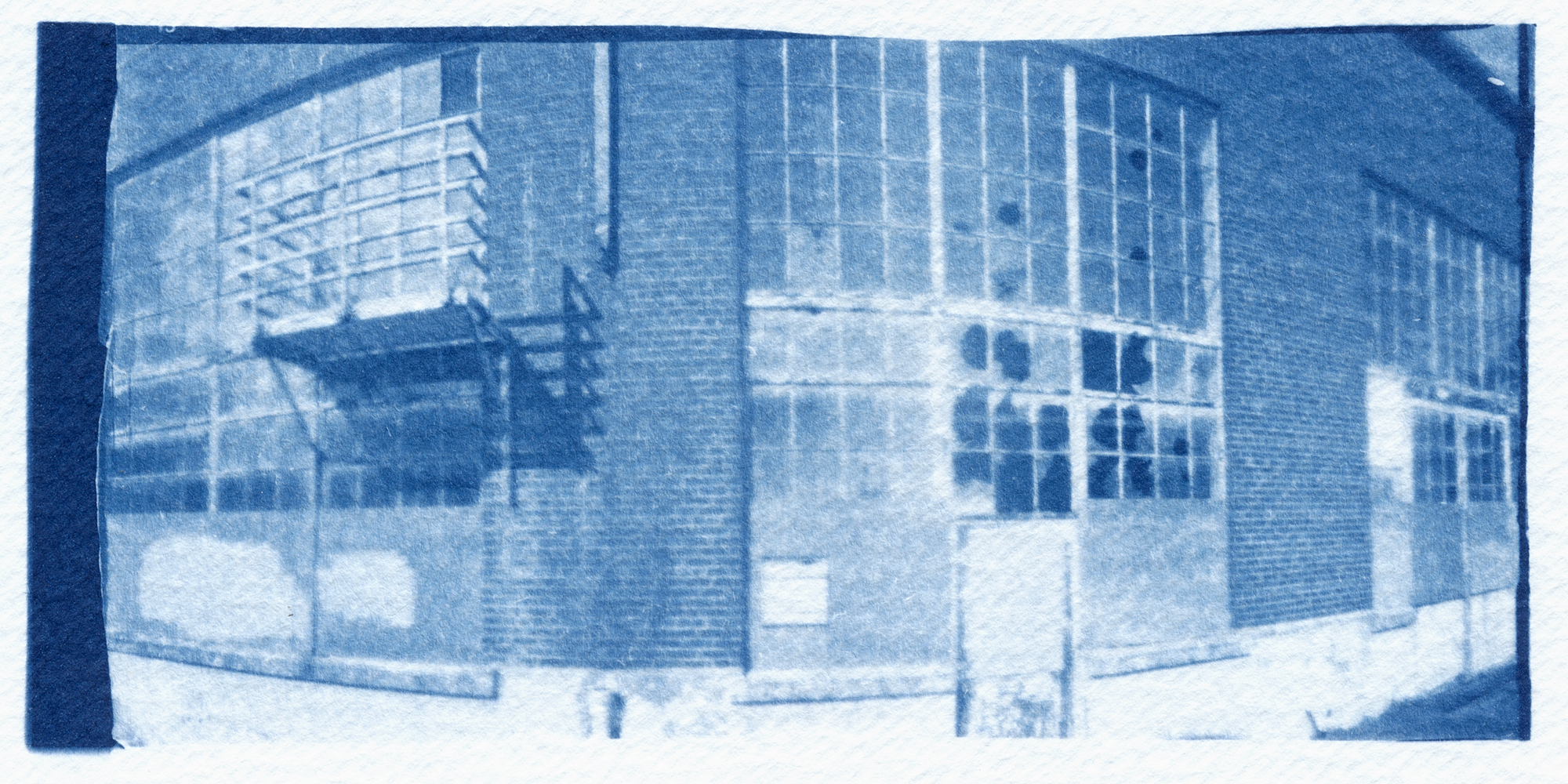 cyanotype from orthos plus negative