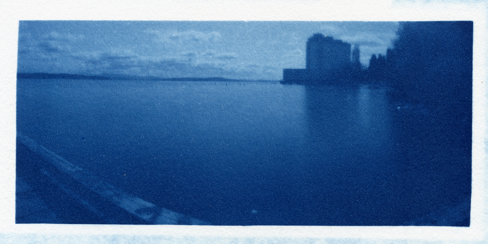 cyanotype from orthos plus negative