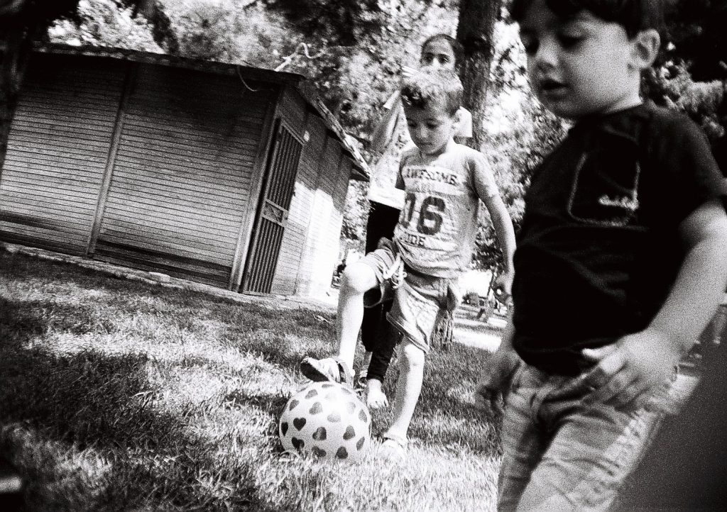 Photo by Dibistan she is 12 years old from Alhasaka Syria ( Photos of children while playing ) ilford Pan 400