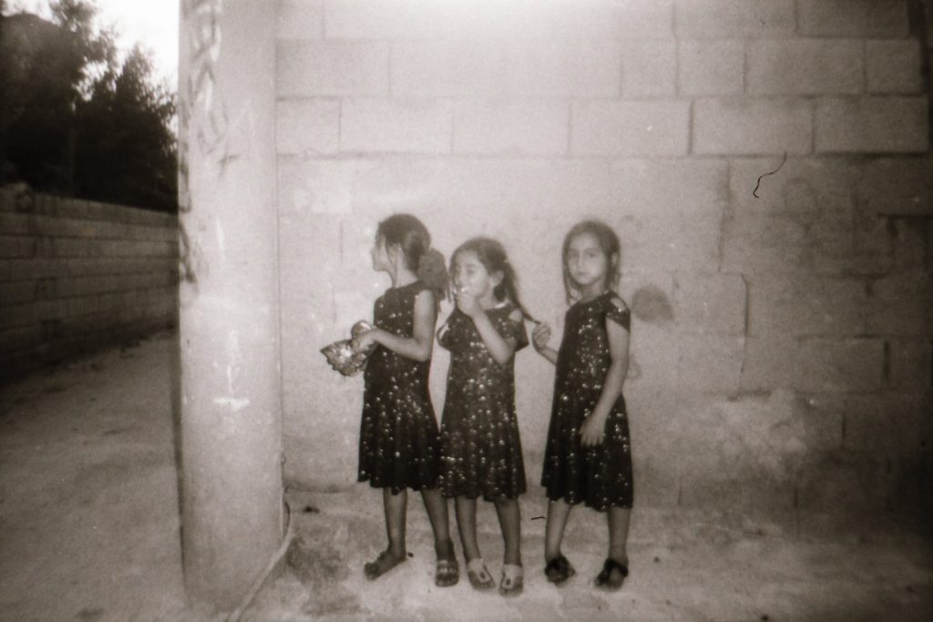 Photo by Eylem she is 11 years old from Mardin Turkey ( best Friends ) ilford Pan 400 2