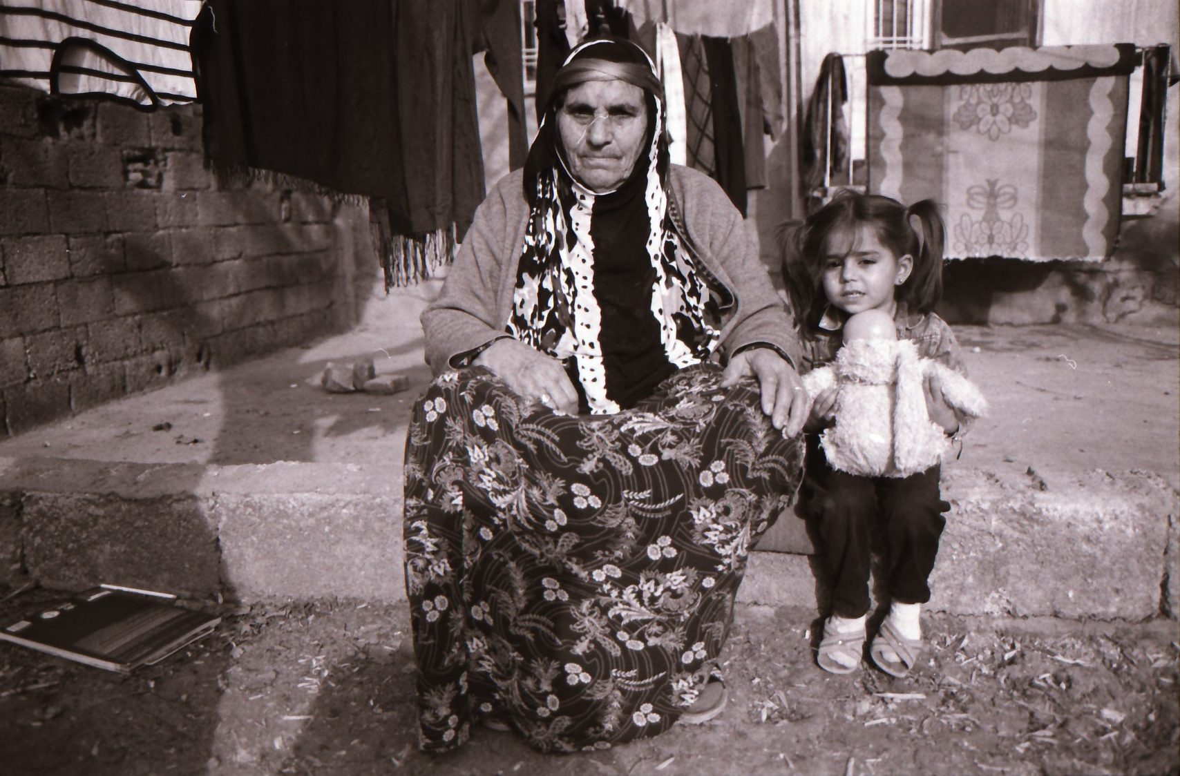 Photo by Yara she is 12 years old from derbasiye Syria (Selife with her friends at school ) ilford Kentemere 400 2