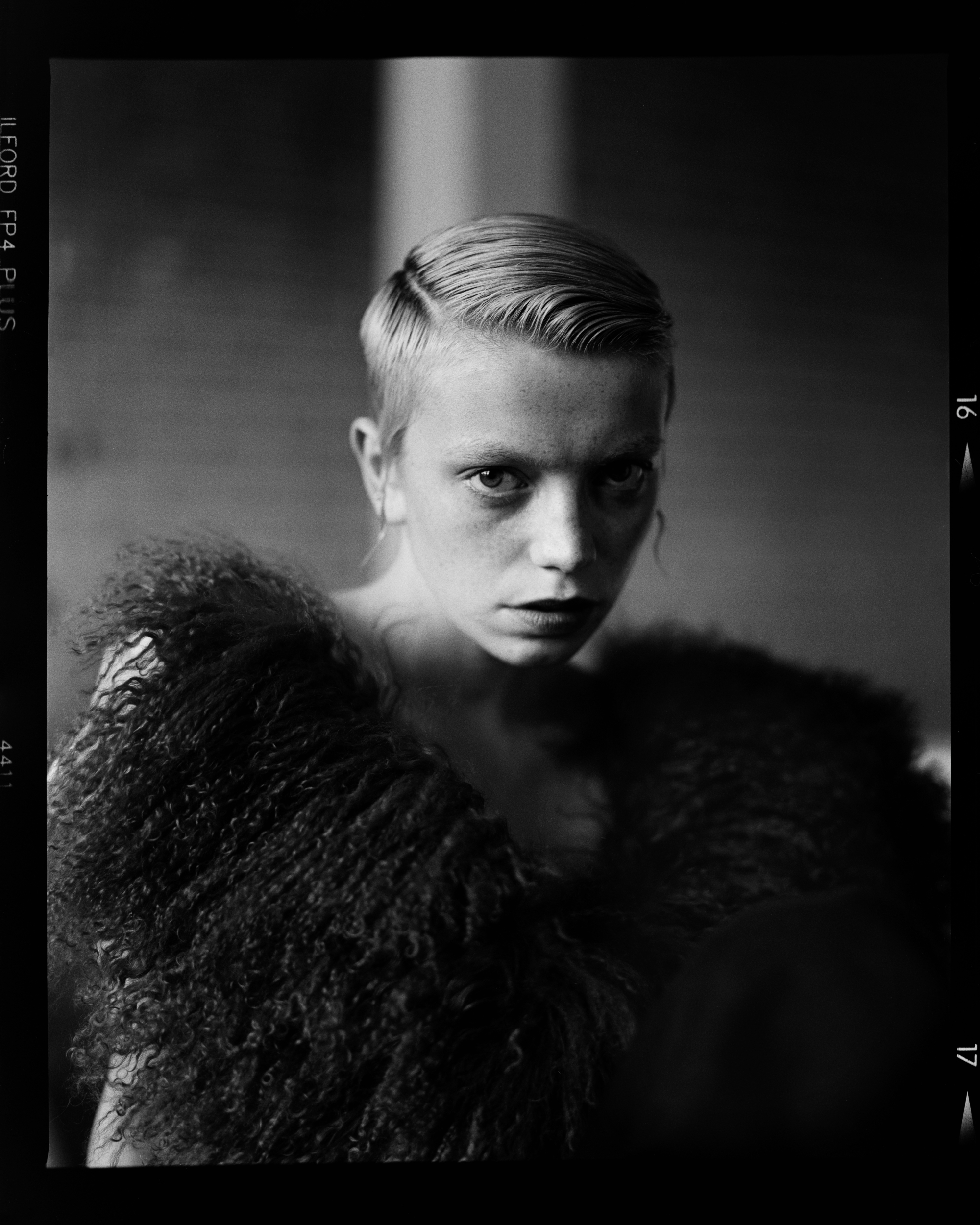 black and white portraits shot on ILFORD film by Craig Fleming