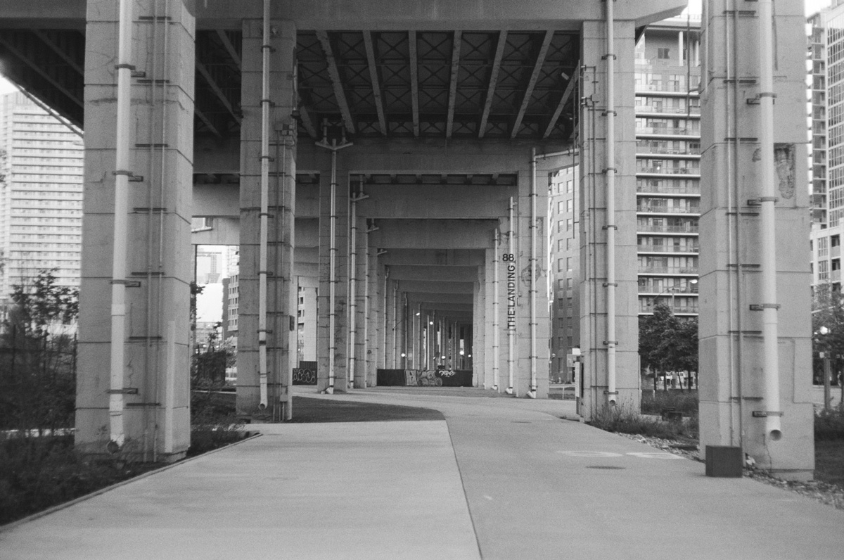 Before and After series image shot on ILFORD black and white film by Brad Freeman