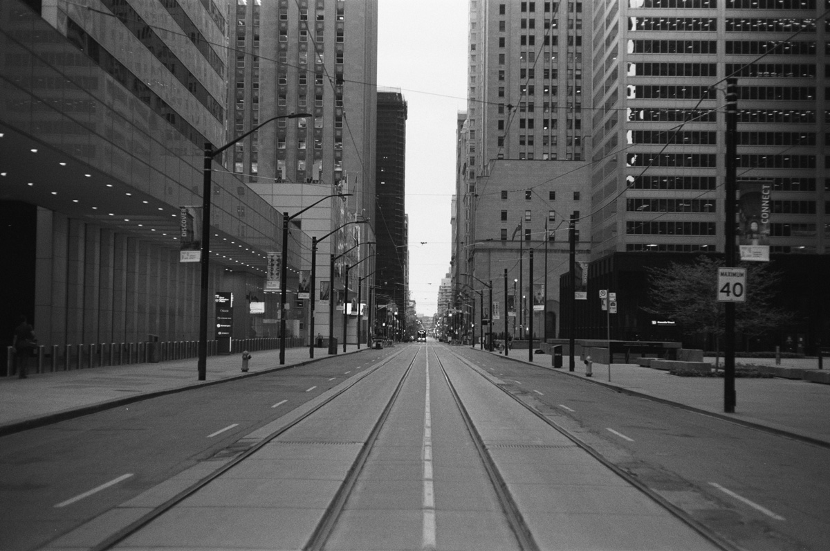 Before and After series image shot on ILFORD black and white film by Brad Freeman