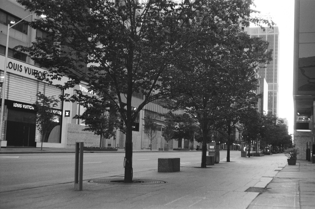 Before and After series image shot on ILFORD black and white film by Brad Freeman