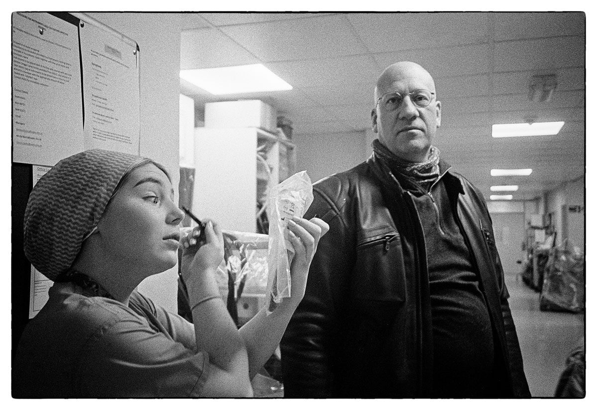 ODPs-Sadie-and-Pete Mascarra for the morale, Olympus XA3, HP5+ at iso 800 © David Collyer