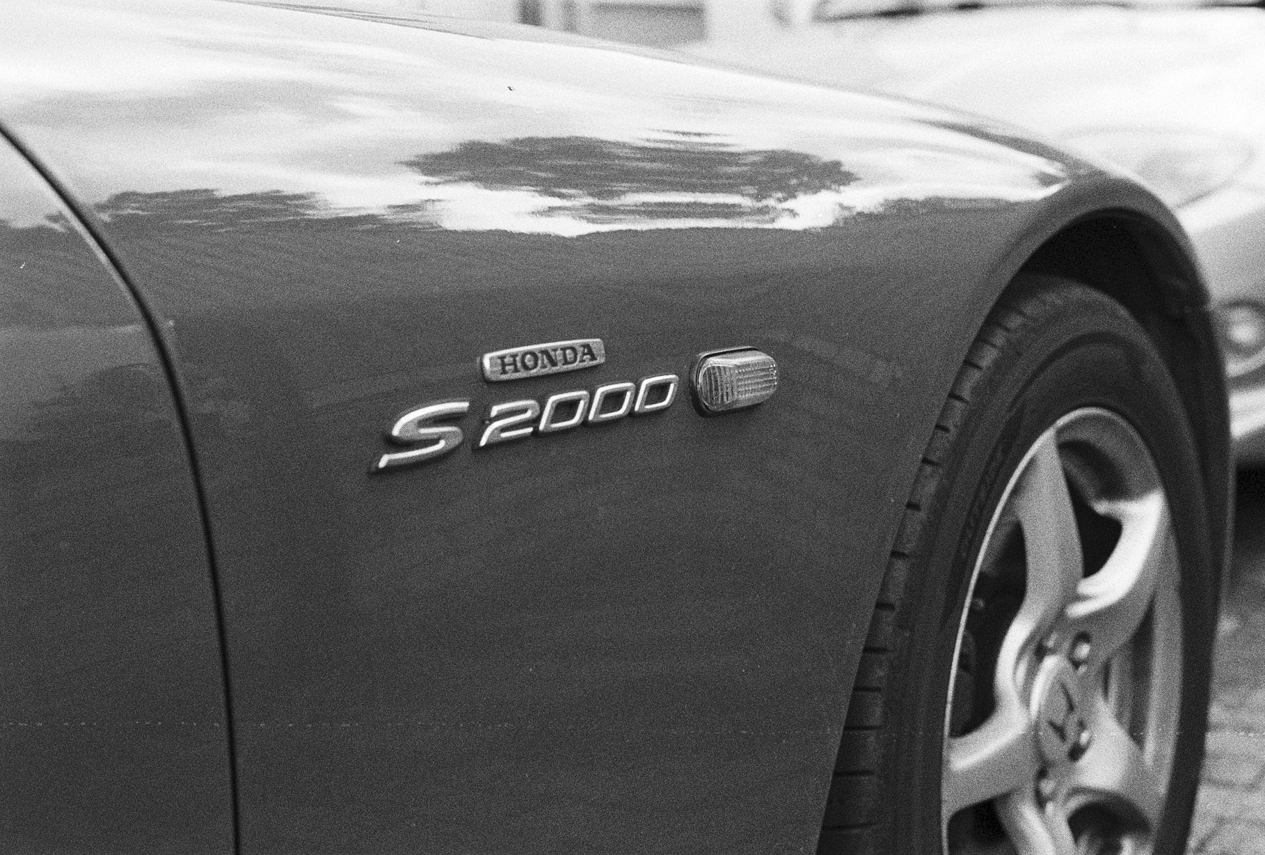 My good friends Honda S2000, a somewhat less rusty car compared to mine – Taken on their drive on HP5+