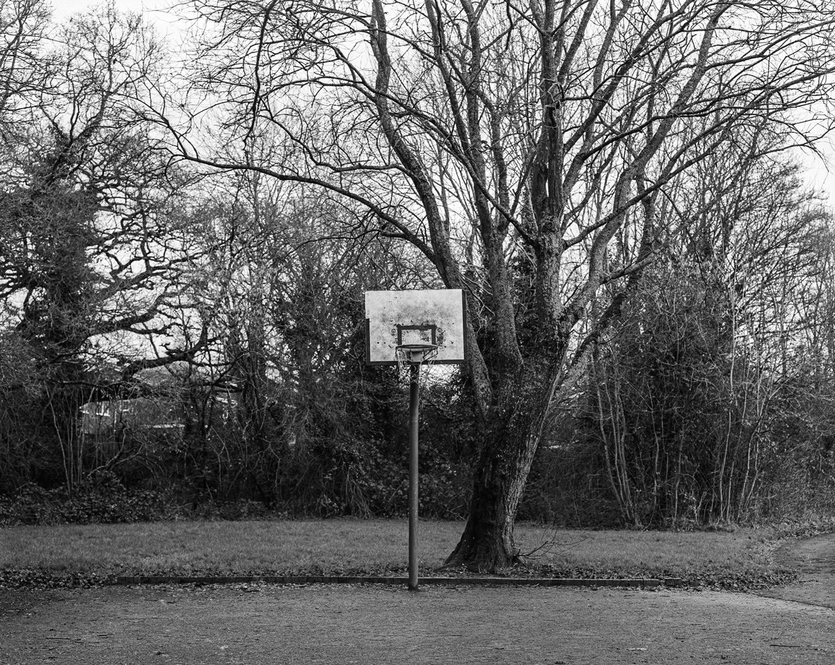 Basketball Court, Worcestershire UK (2020) - Pentax 6x7 / 105mm / Ilford HP5 (800) / Ilfotec HC (1+31)