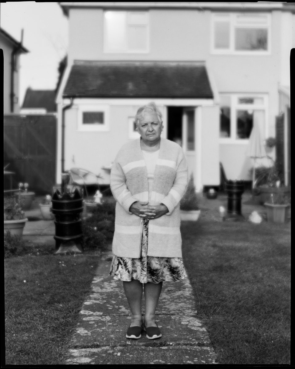 Portrait of my Mother. Aldridge, West Midlands UK (2021) - Chamonix 45N2 / 180mm / Ilford FP4 (100) / Ilfotec HC (1+31)