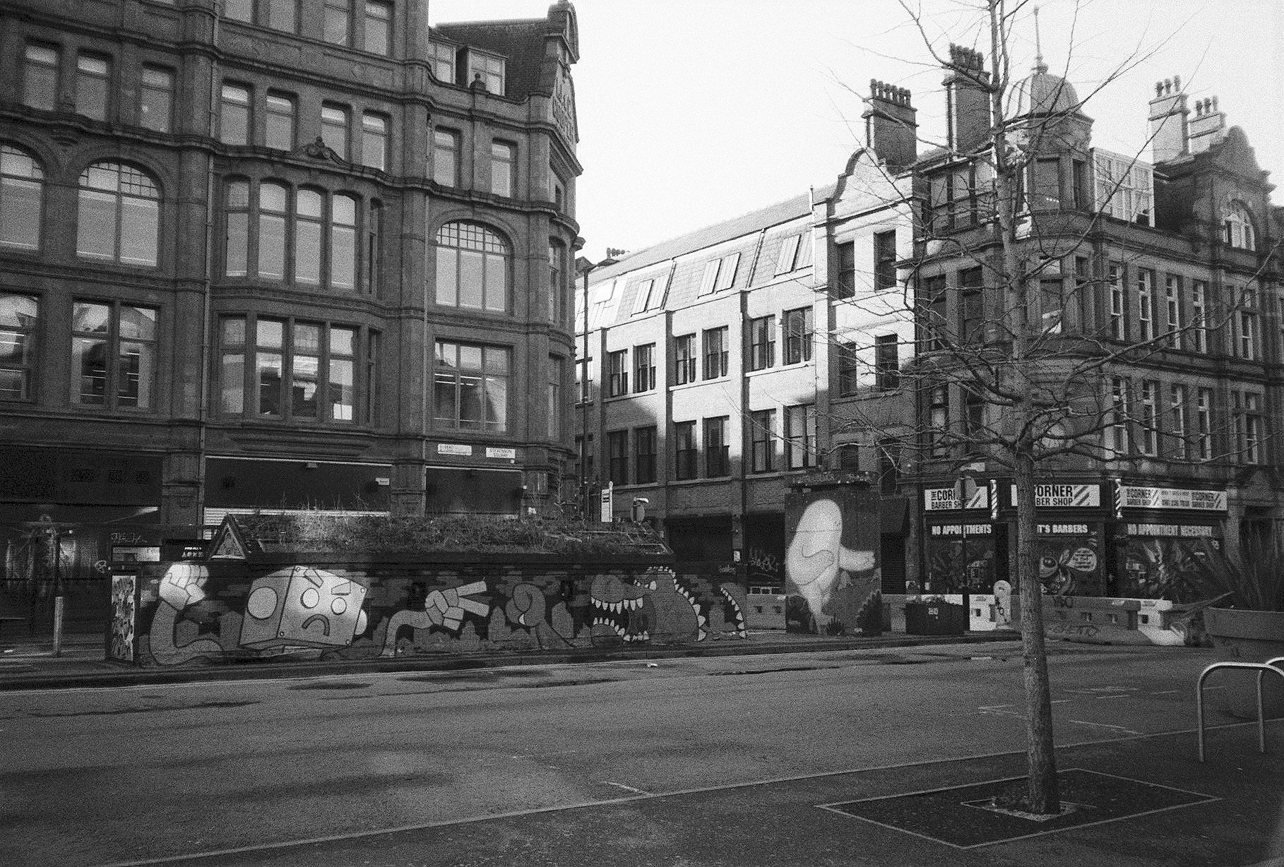 1. Stevenson Square – HP5 Plus, Canon sureshot AF 7s